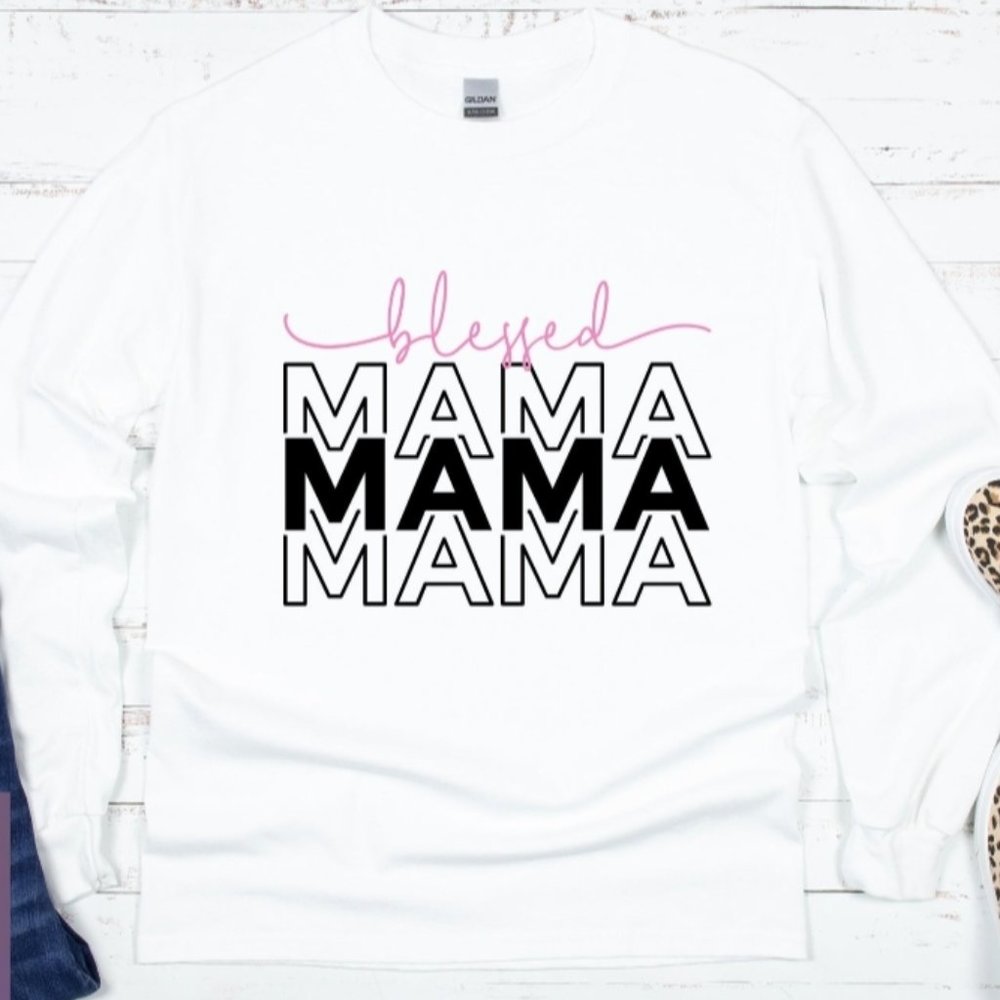 BRAND NEW • BLESSED MAMA PULL OVER SWEATSHIRT